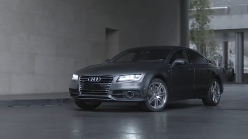 Audi A7 driving